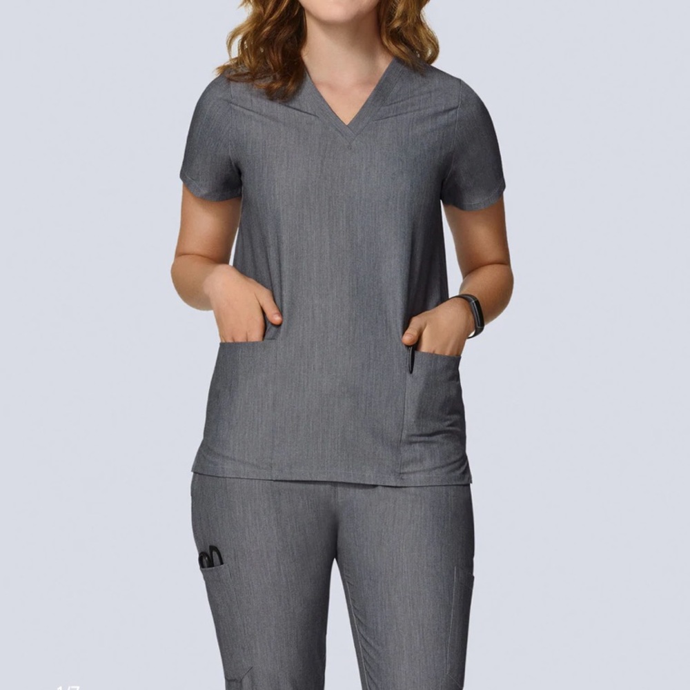 Mandala 6 pocket Scrub Top